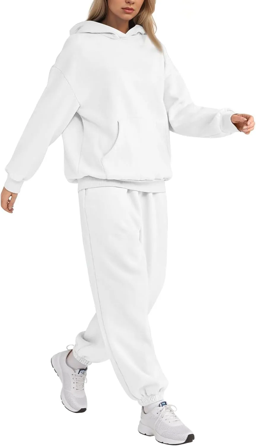 2 Piece Set Oversized With Pockets Hoodie Loose Fit Trendy Sweatsuit Baggy Fashion Sweatsuit Casual Y2k Set