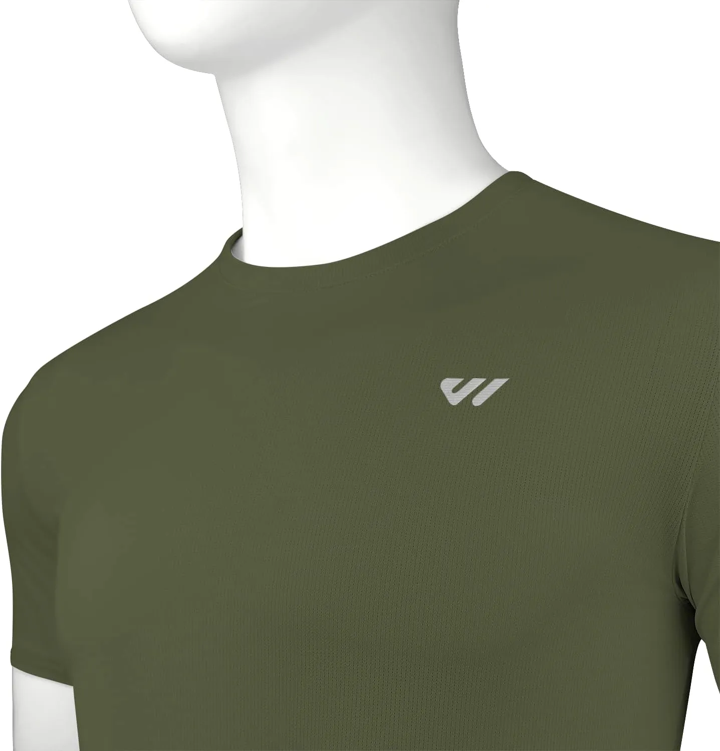 3-5 Pack Men Workout Shirts Quick Dry Running T-Shirt Short Sleeves Crew Neck Tee Athletic Moisture Wicking Gym Top UPF 50 