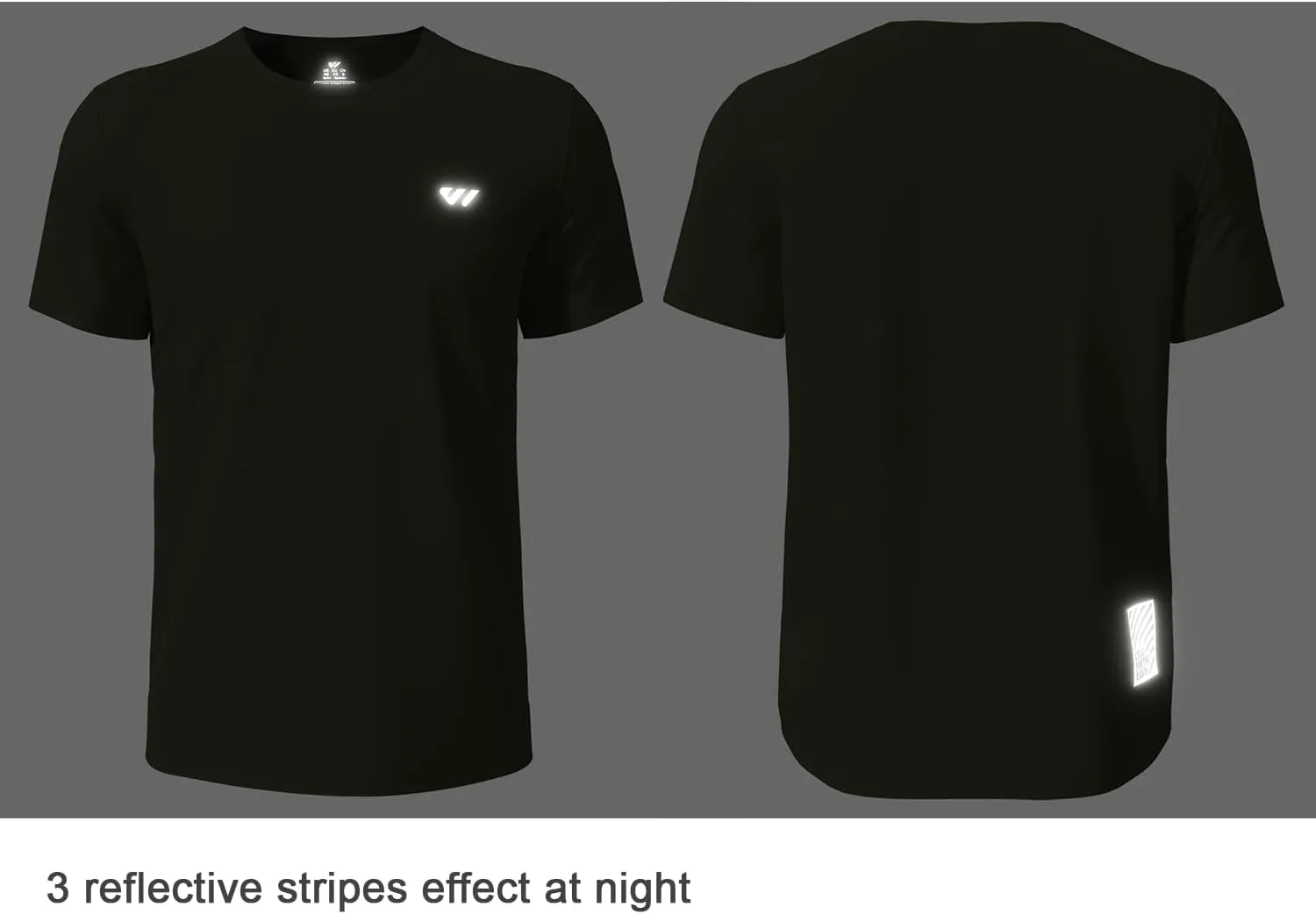 3-5 Pack Men Workout Shirts Quick Dry Running T-Shirt Short Sleeves Crew Neck Tee Athletic Moisture Wicking Gym Top UPF 50 