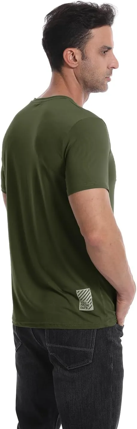 3-5 Pack Men Workout Shirts Quick Dry Running T-Shirt Short Sleeves Crew Neck Tee Athletic Moisture Wicking Gym Top UPF 50 