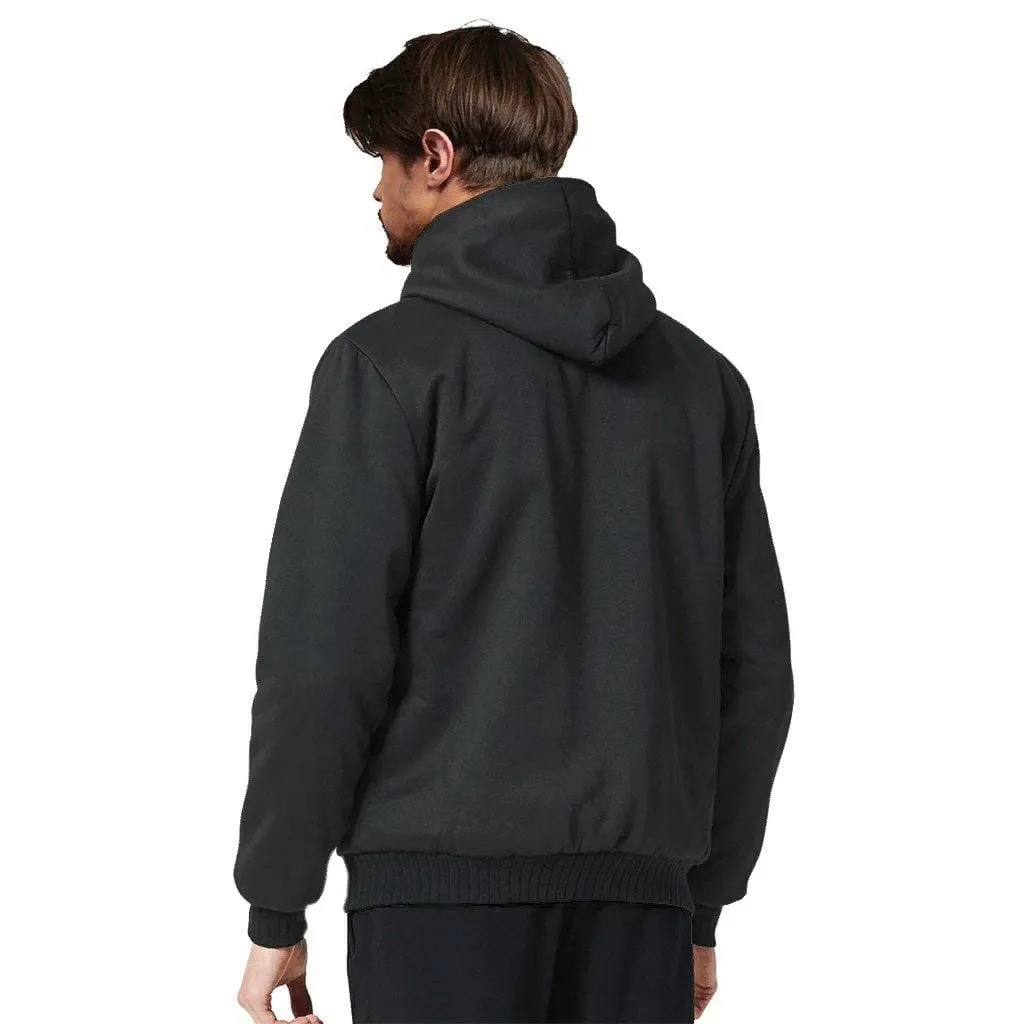 Athletic Apparatus Black Sherpa lined hoodie