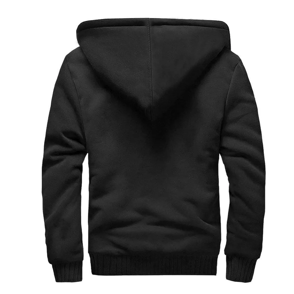 Athletic Apparatus Black Sherpa lined hoodie