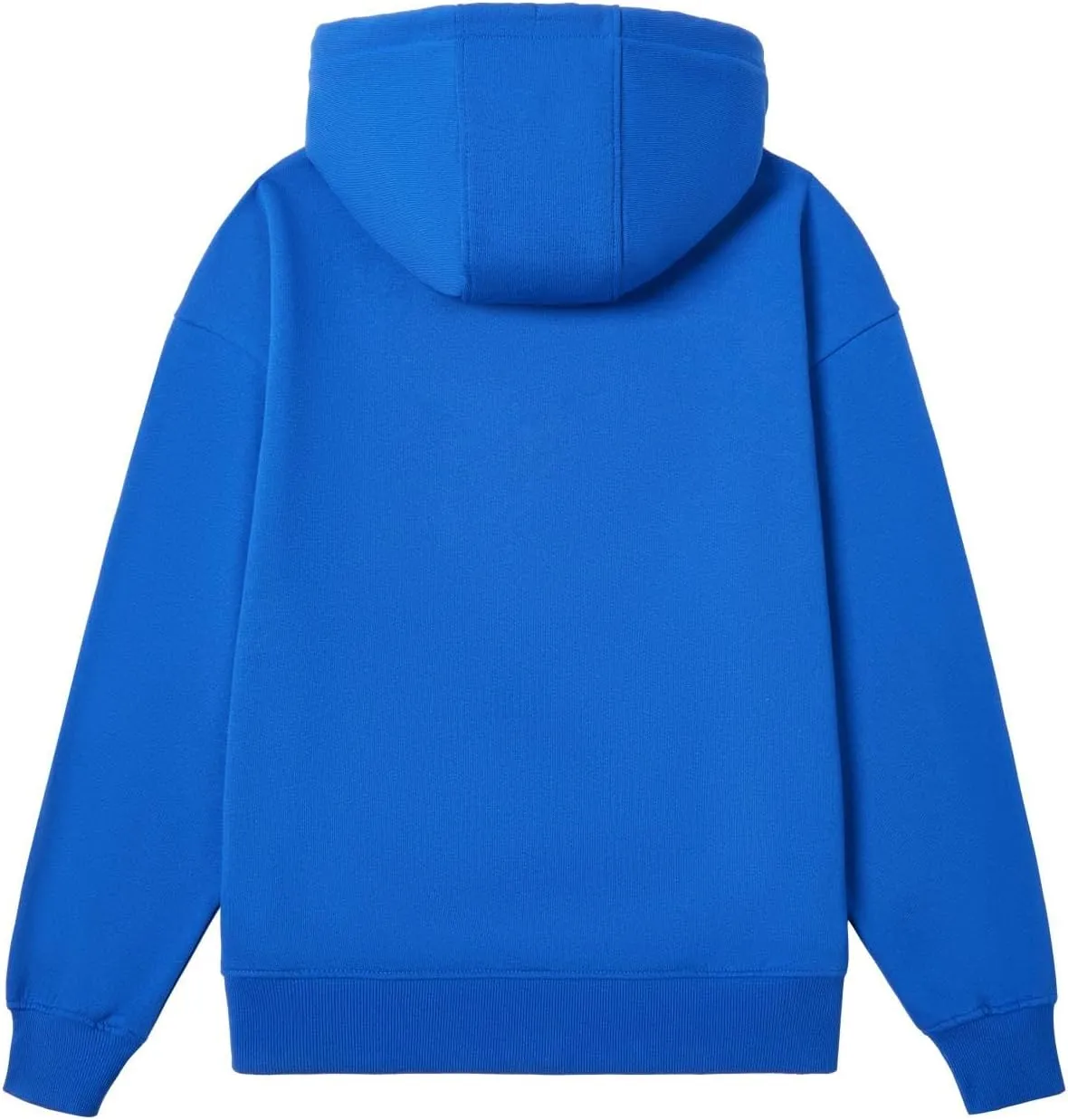BETTERCHIC Women's Hooded Sweatshirt Casual Soft Brushed Fleece Hoody Drop Shoulder Full Zip Up Hoodie Size S-2XL