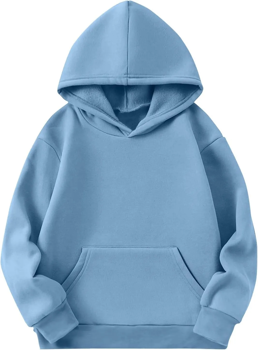 BTDECLAR Hoodies for Teen Girls Oversized Long Sleeve Fleece Hooded Sweatshirt Pullover Tops Cute Preppy Clothes Size 10 12