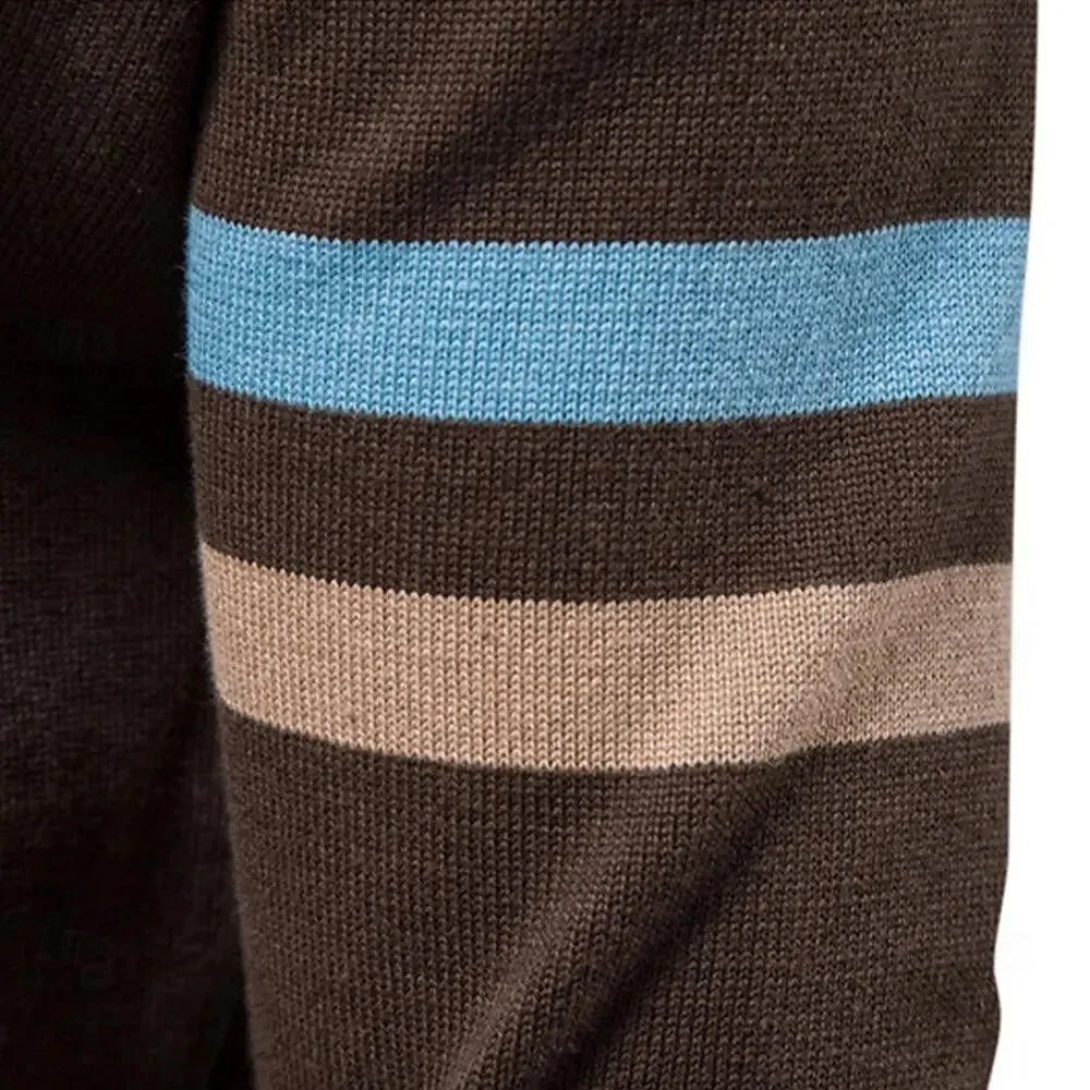 Cardigan Sweater Zipper Standing Collar Knitwear - Cross & Crown