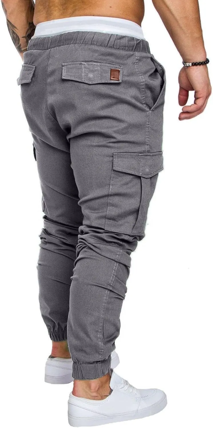 Cargo Pants for Men Tactical Pants Casual Hiking Pants Flex Warm Cotton Cargo Pants Workout Joggers with Pockets