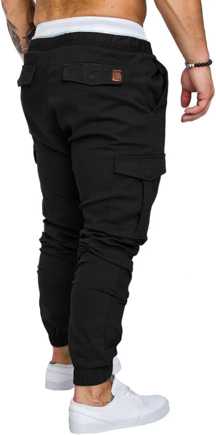 Cargo Pants for Men Tactical Pants Casual Hiking Pants Flex Warm Cotton Cargo Pants Workout Joggers with Pockets