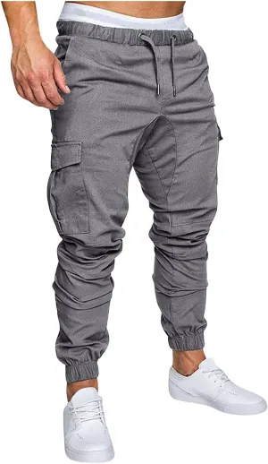 Cargo Pants for Men Tactical Pants Casual Hiking Pants Flex Warm Cotton Cargo Pants Workout Joggers with Pockets