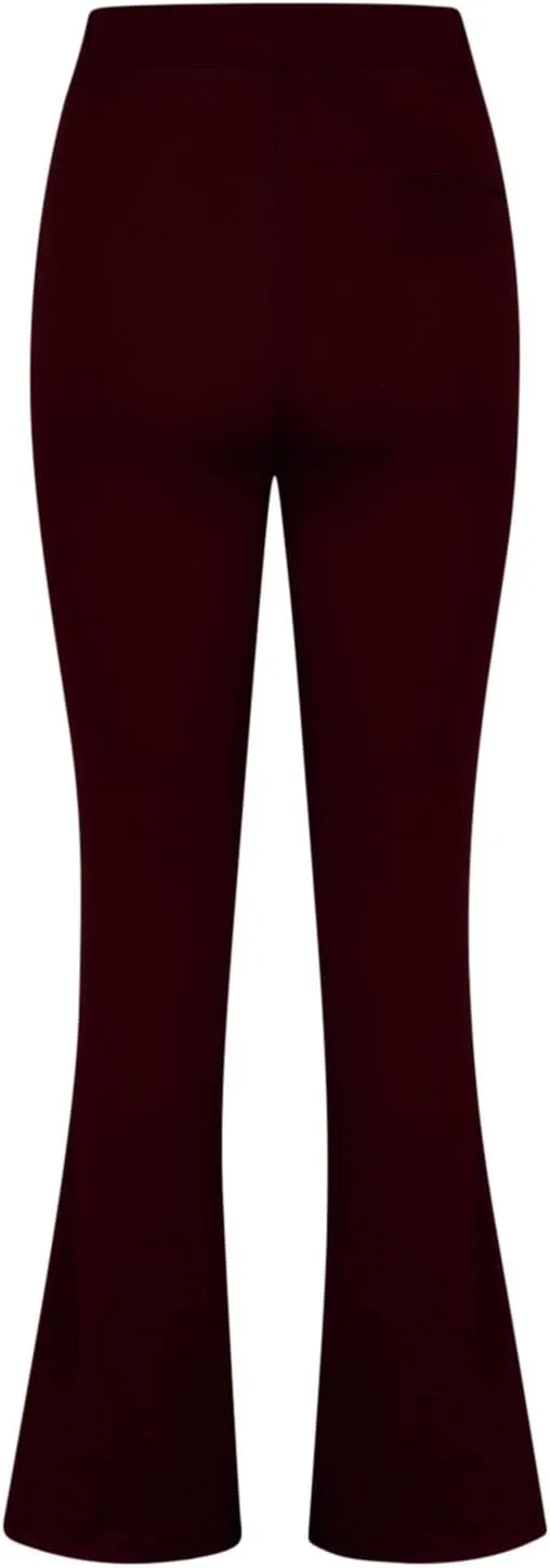 Cbcbtwo Women Business Casual Pants High Waist Stretchy Trousers Pull on Office Slacks Straight Leg Work Pants with Pockets