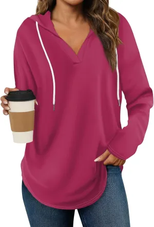 Comfort Hoodies for Anxiety Women Pullover Oversized Sweatshirts Long Sleeve Shirts Loose Fit