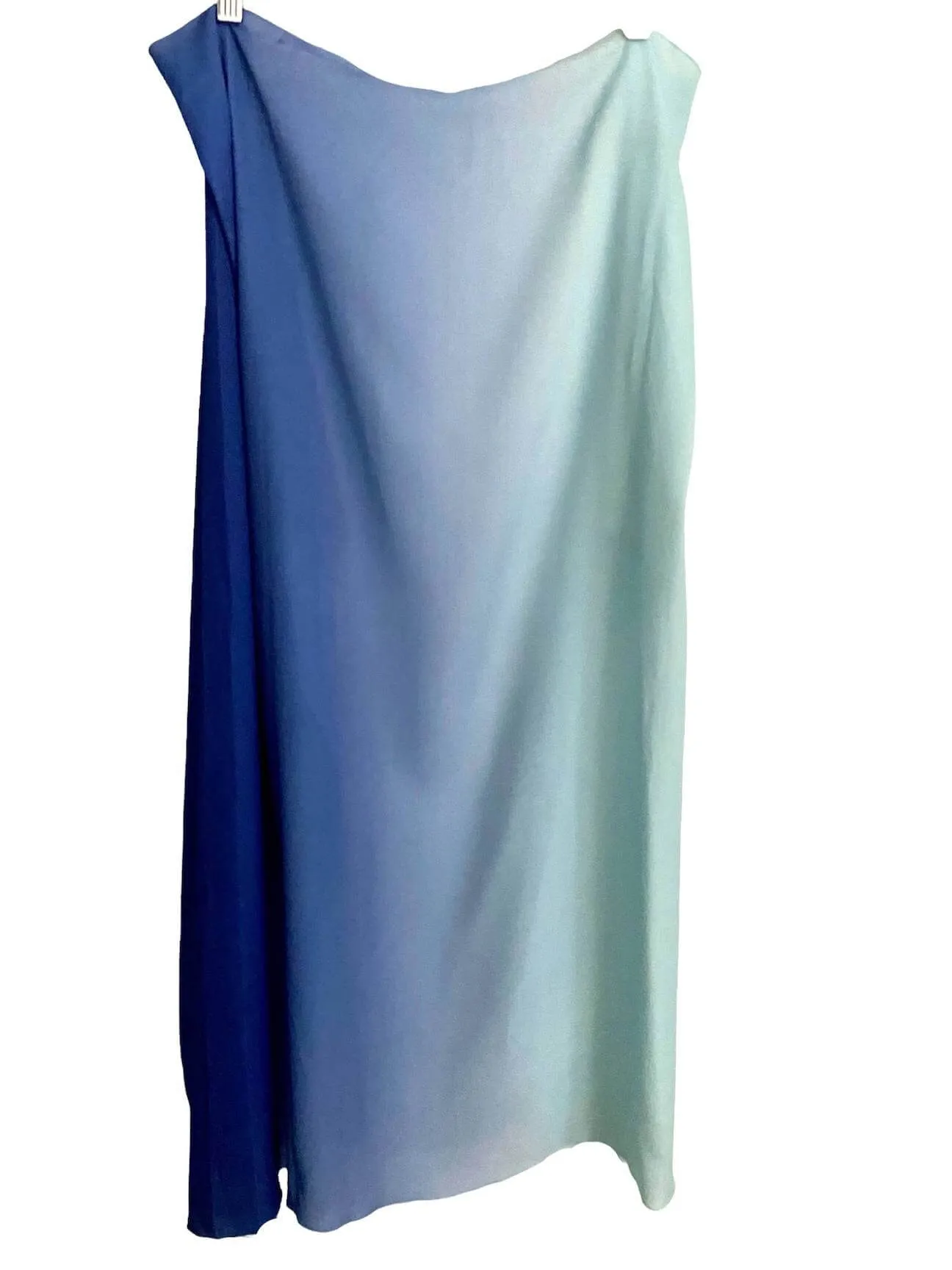 Cool Summer Blue Ombre Wrap Skirt