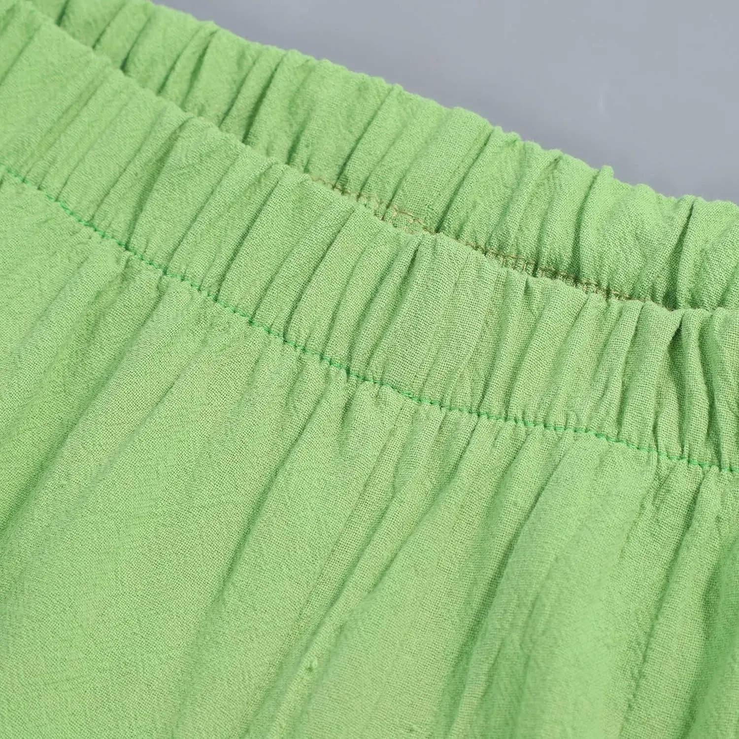 Cotton Linen Pants Women Summer Plus Size Boho Pants 2025 Lightweight Hight Waist Linen Vacation Beach Pants Pockets