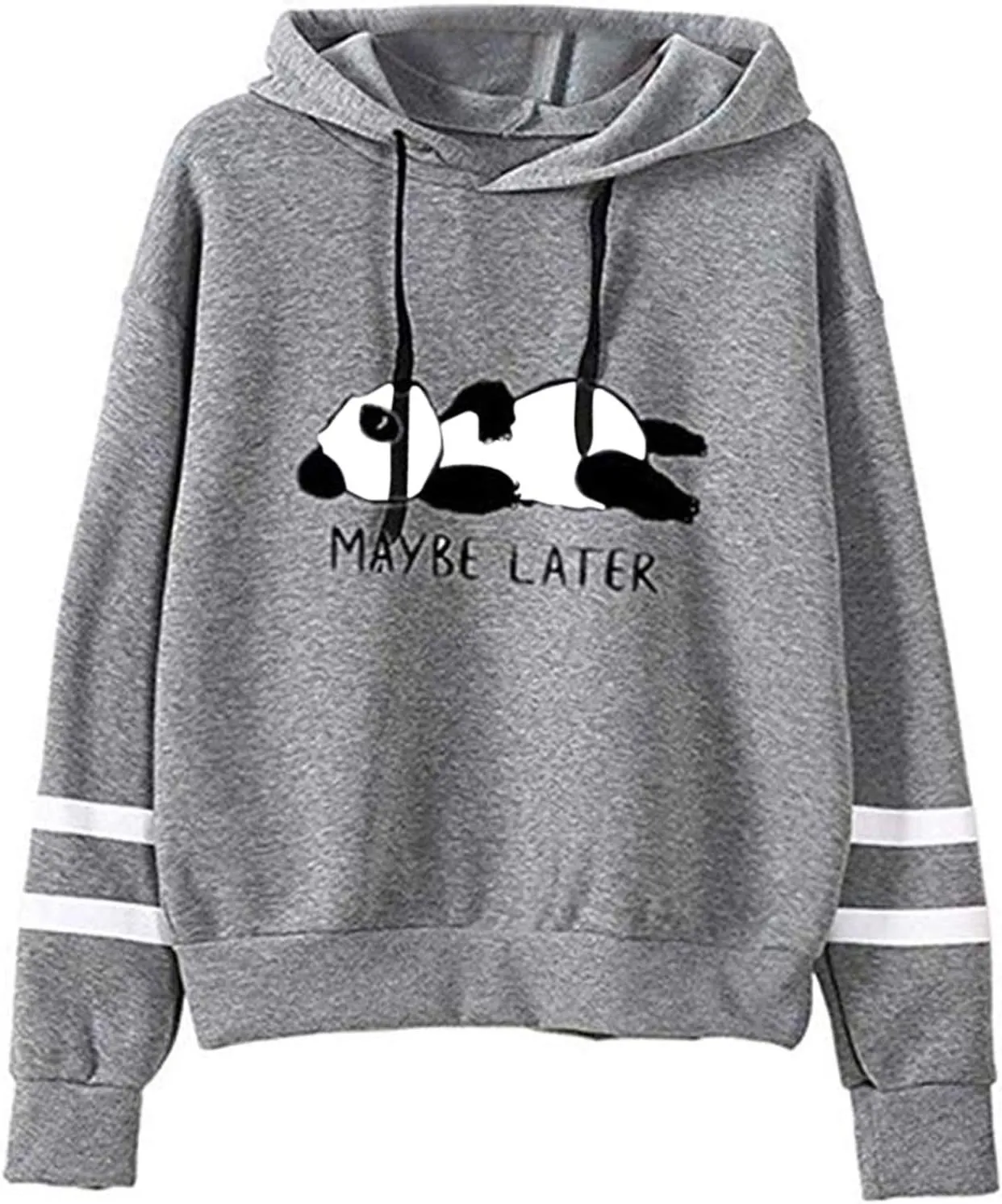Cute Hoodies for Teen Girls Kawaii Panda Print Hoodies Pullover Tops Long Sleeve Hooded Sweatshirts for Teen Girls