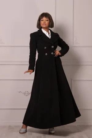 ELEGANT WINTER MAXI COAT