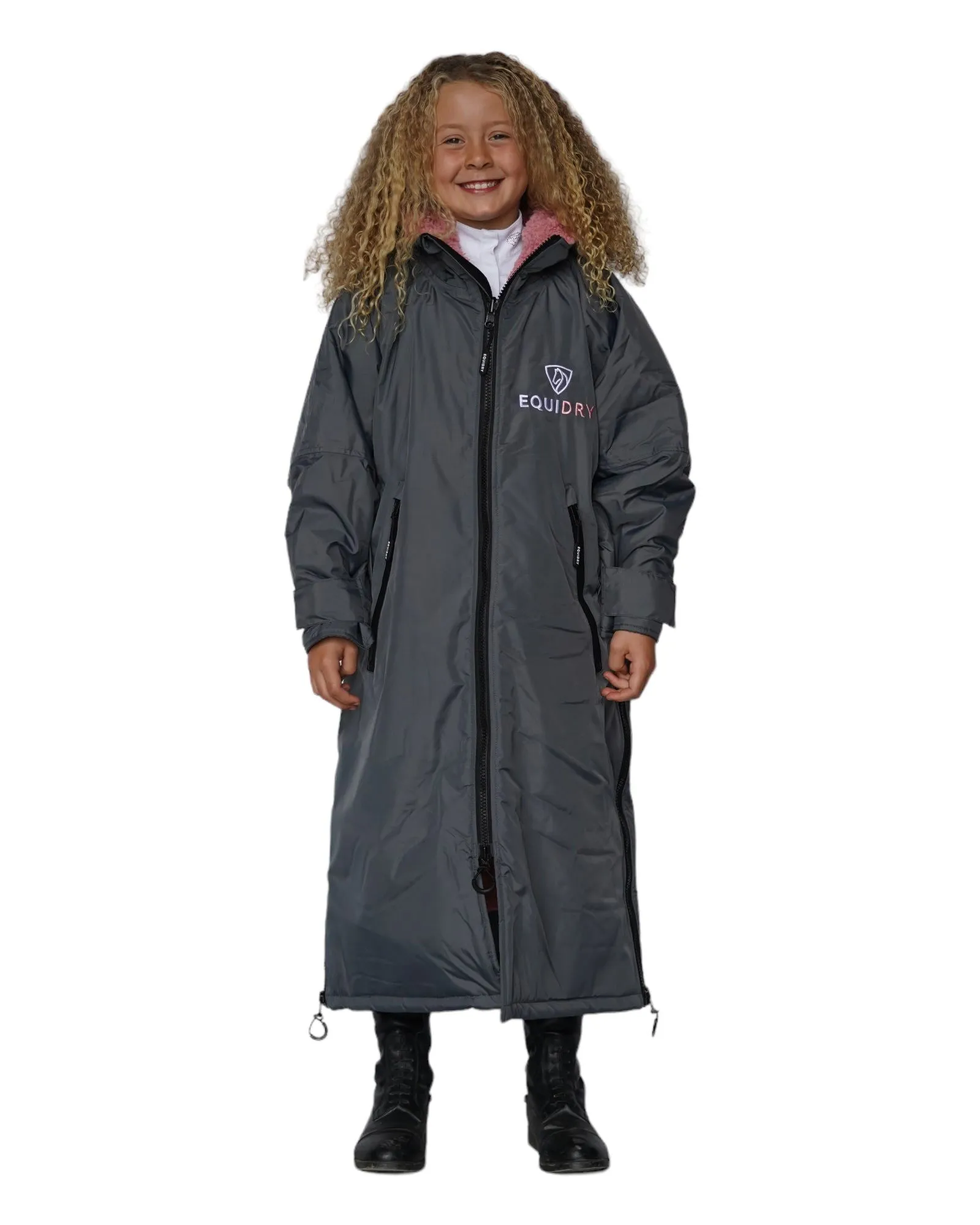 EQUIDRY | All Rounder Original Children's | Charcoal/Pale Pink
