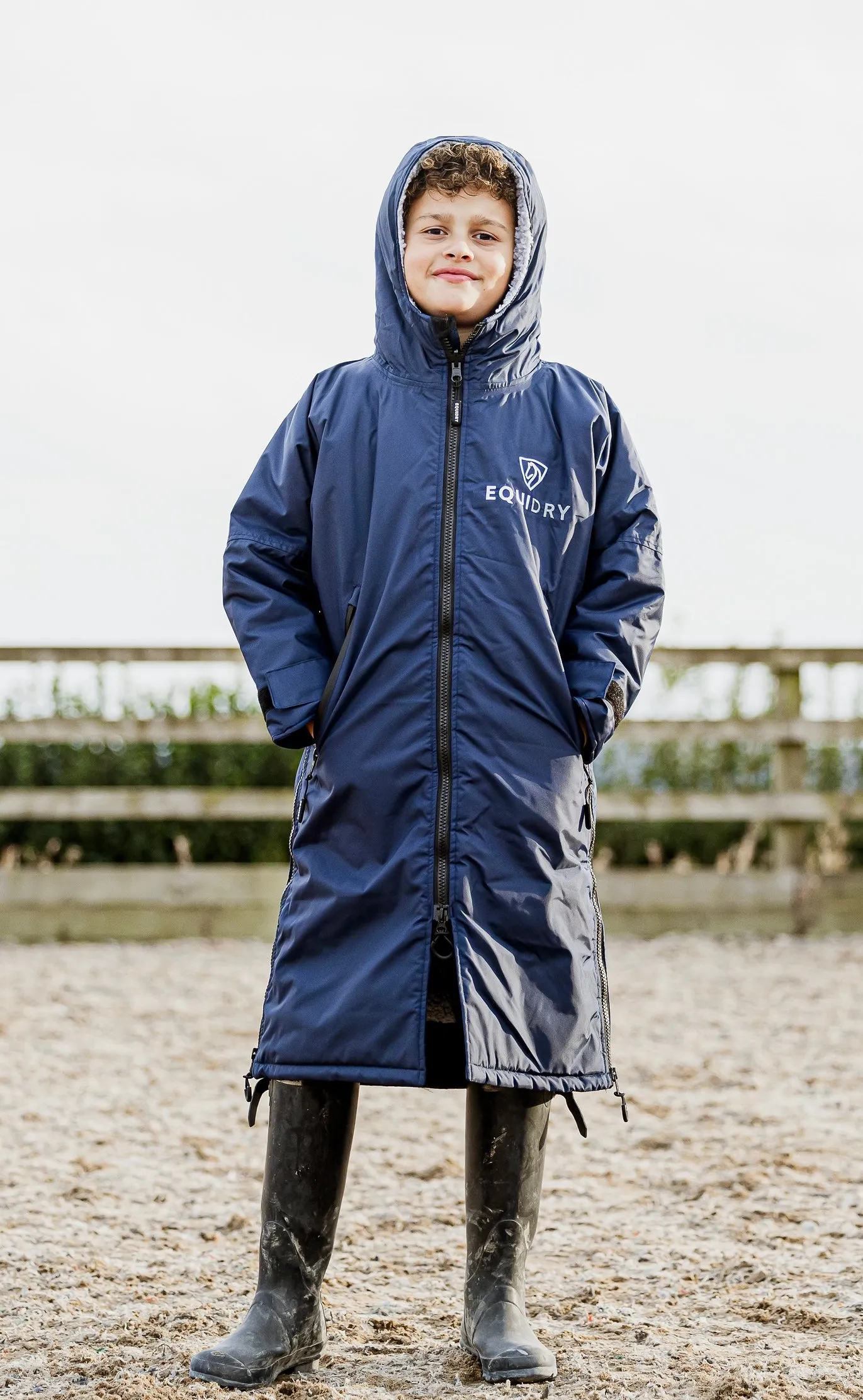 EQUIDRY | All Rounder Original Children's | Navy/Grey