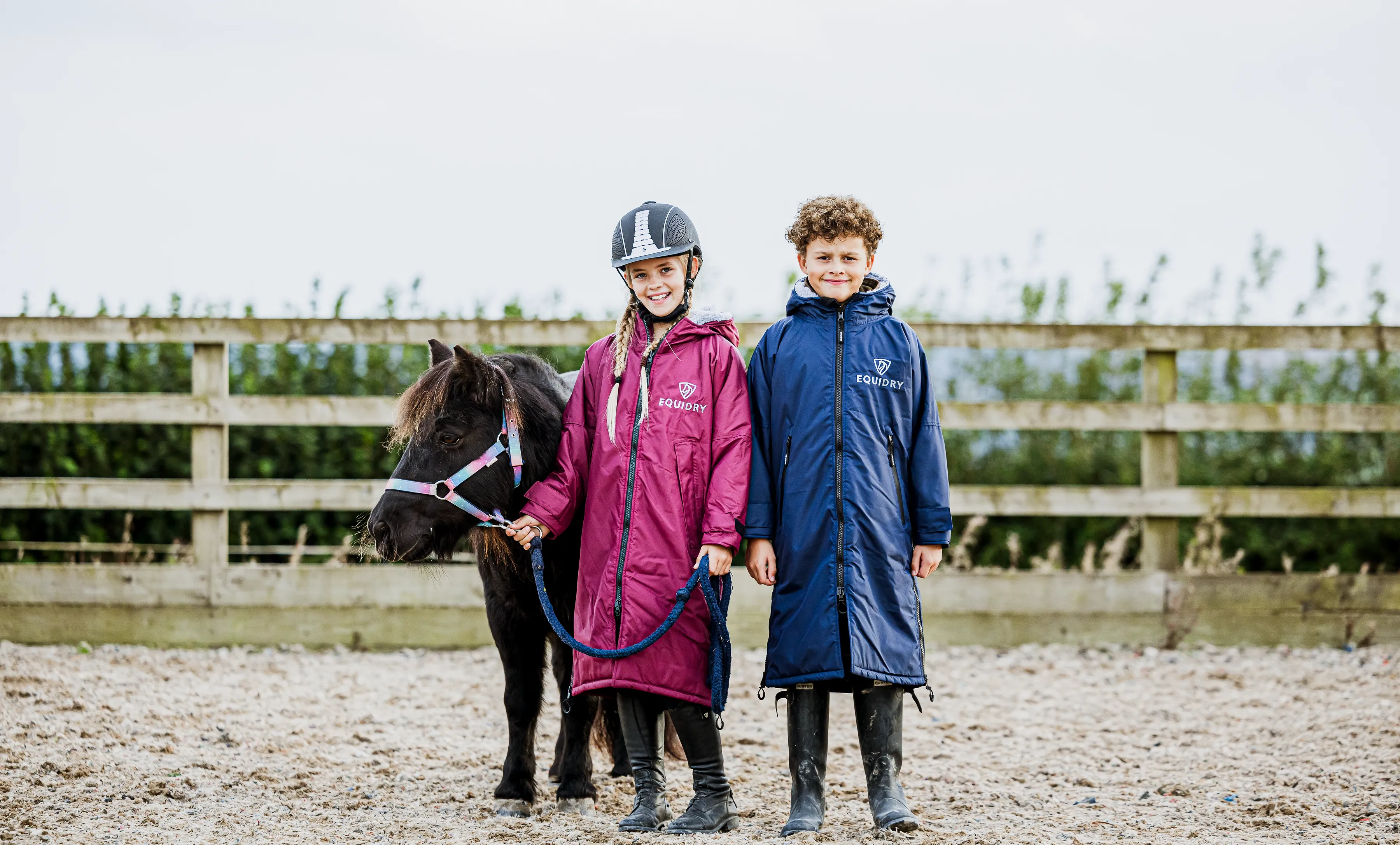 EQUIDRY | All Rounder Original Children's | Navy/Grey