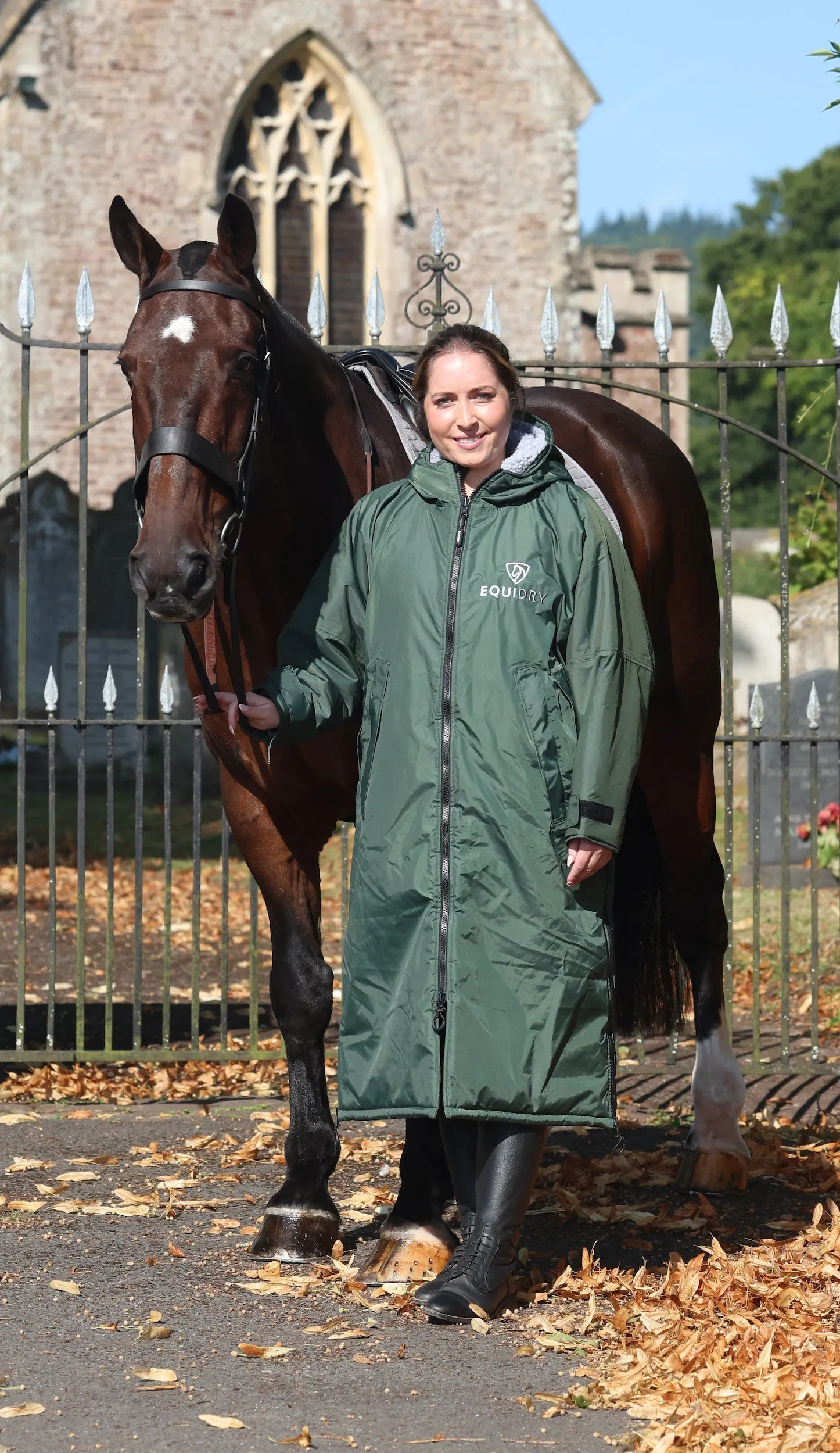 EQUIDRY | All Rounder Original Women's  | Black Forest Green/Grey