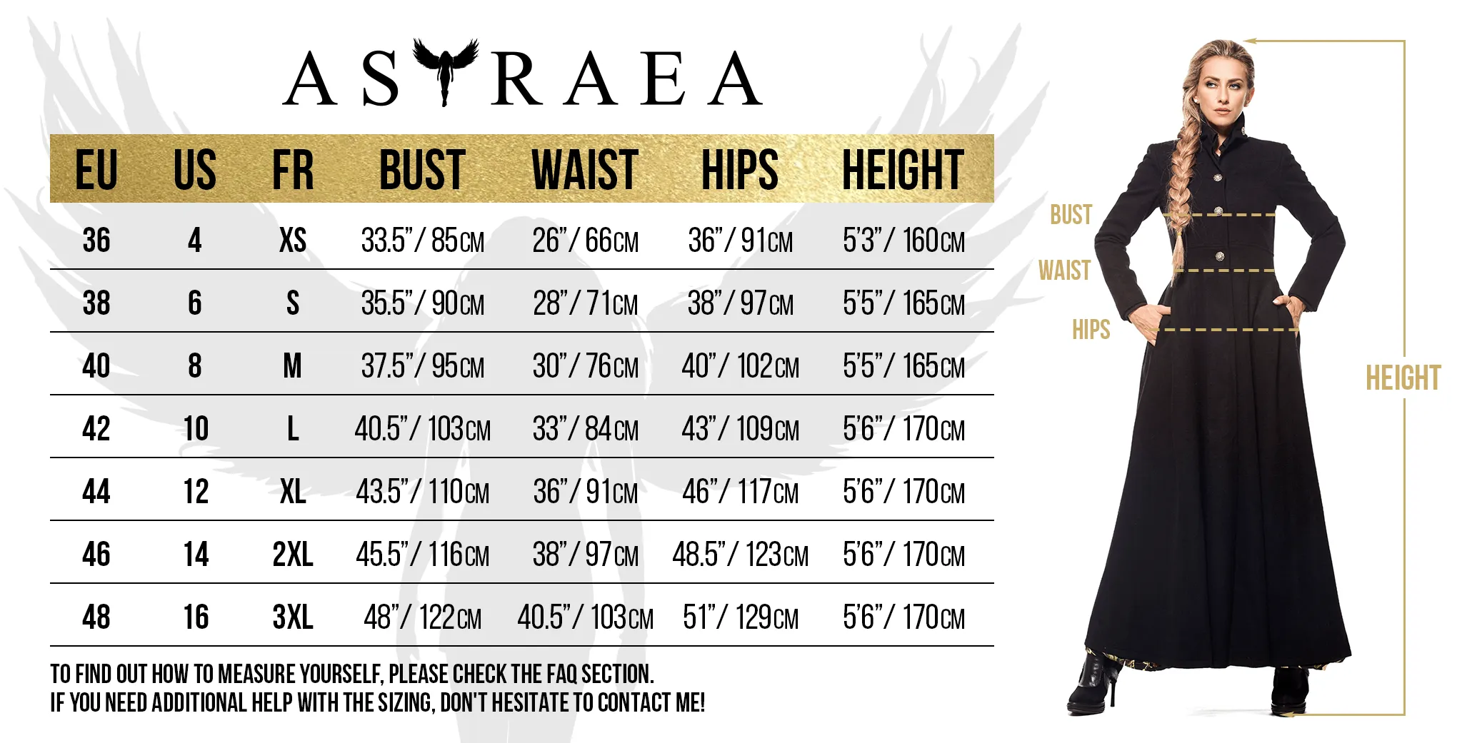 FIT AND FLARE LONG COAT