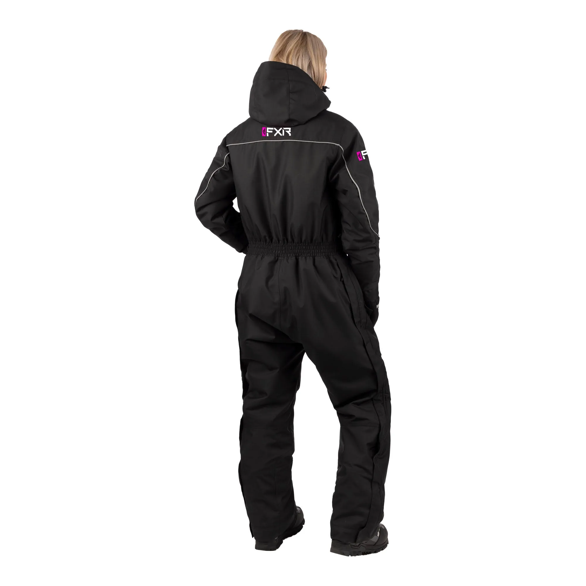 FXR Womens Excursion Snowmobile Monosuit Black/Fuchsia