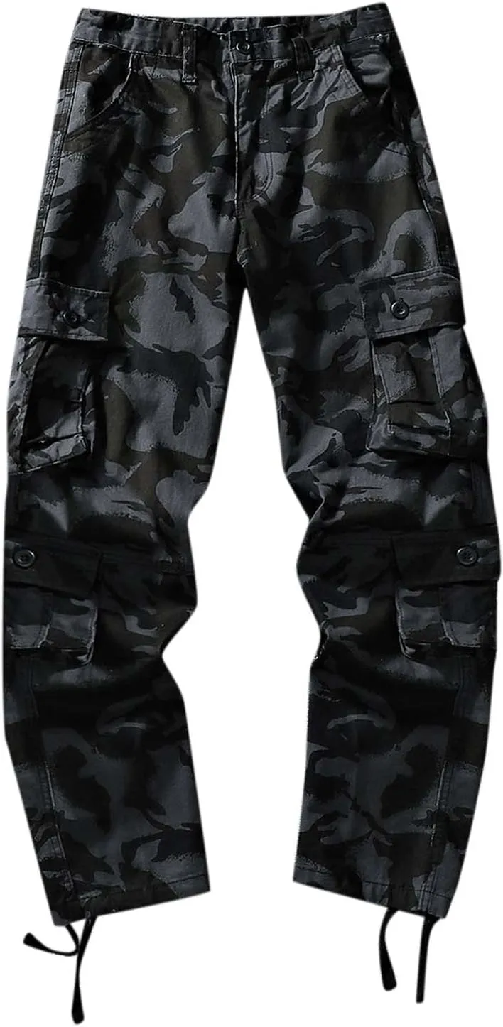 GIERIDUC Men's Wide Leg Flare Sweatpants Wide Leg Corduroy Pants for Men Running Tights with Pocket Breathable Workout Pants