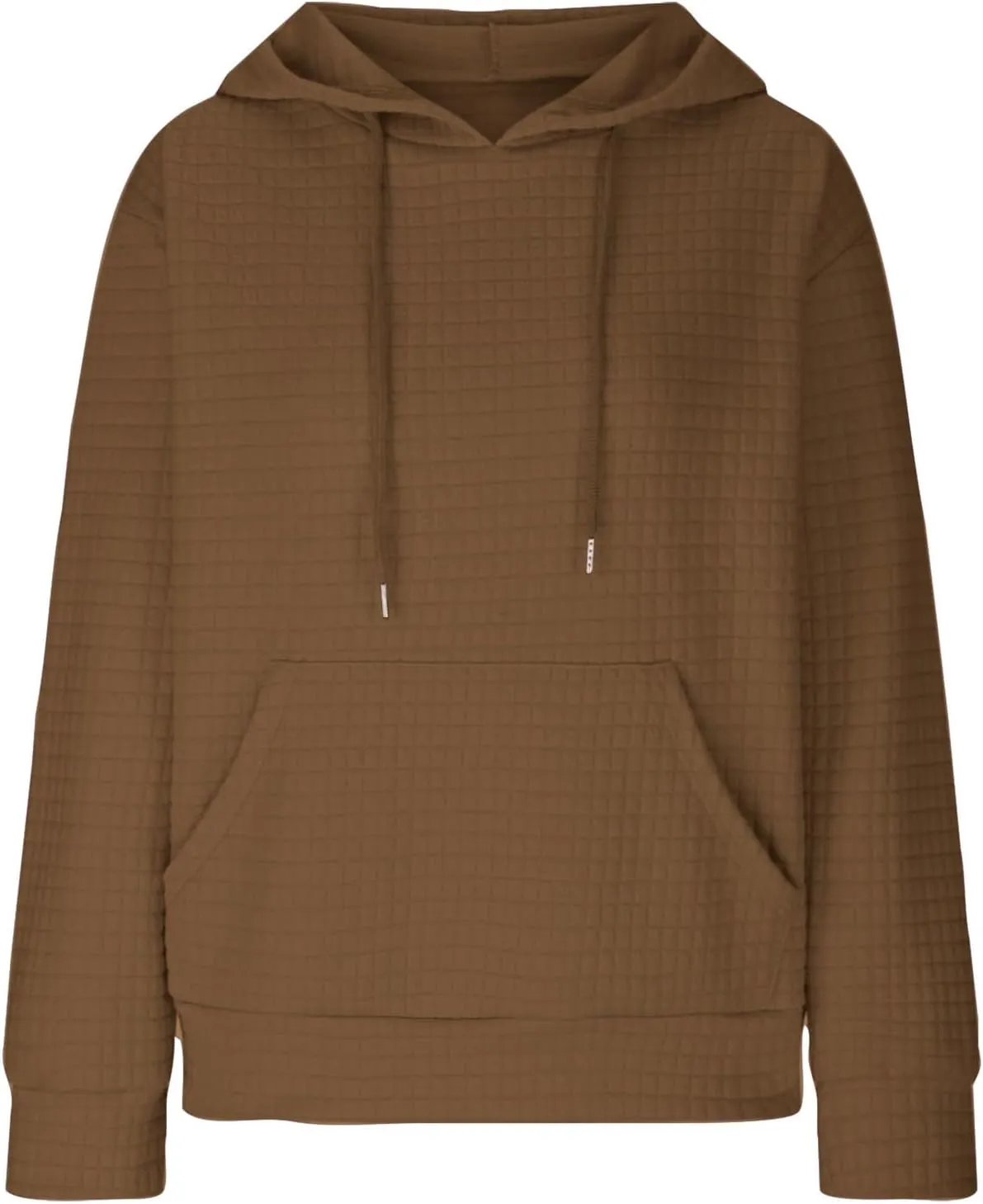 Hoodies For Women Casual Pullover Long Sleeve Drawstring Hooded Sweatshirt with Pocket 2024