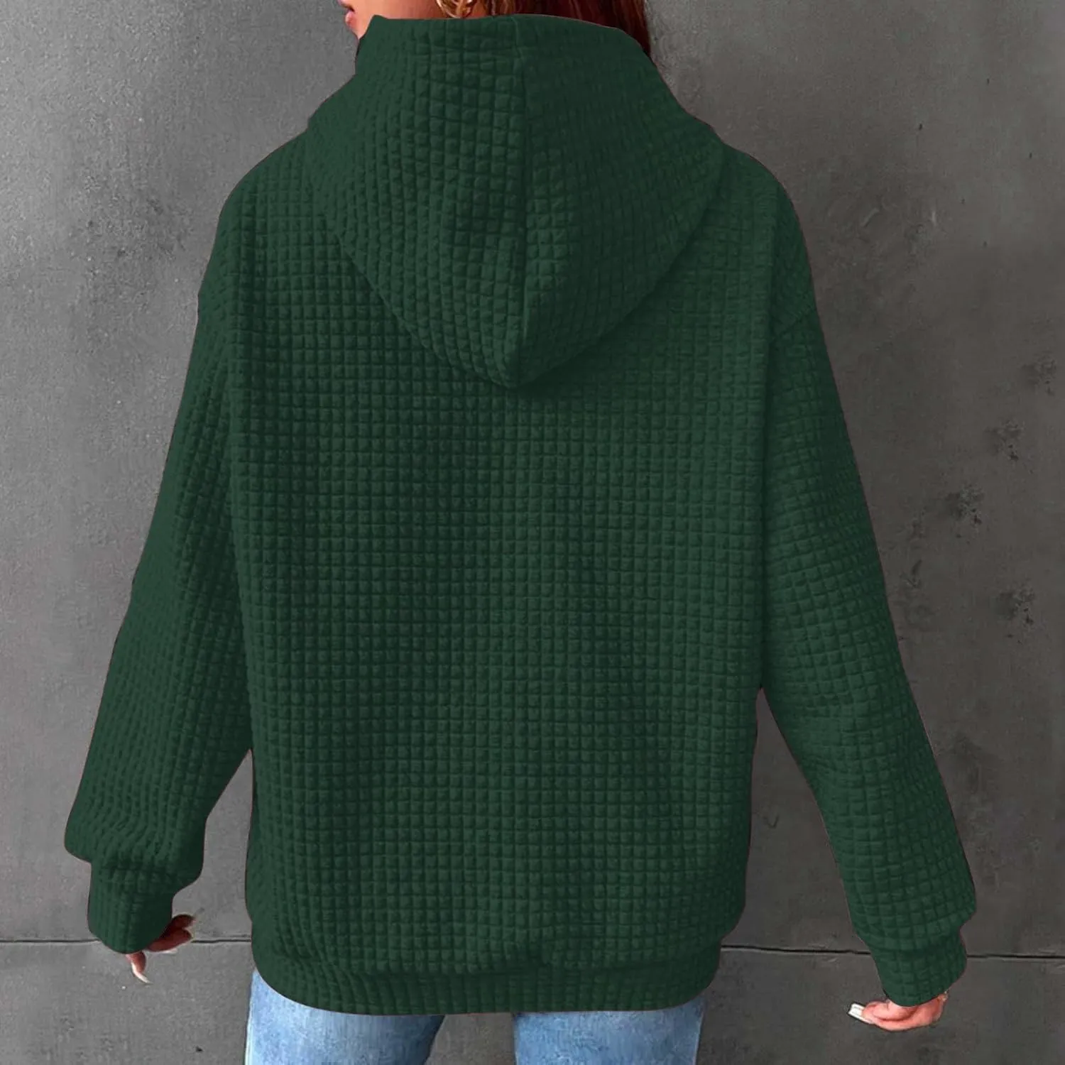 Hoodies for Women Trendy,Pullover Oversized Hooded Sweatshirts Y2k Long Sleeve Pullover Tops Fall Winter Clothes 2024
