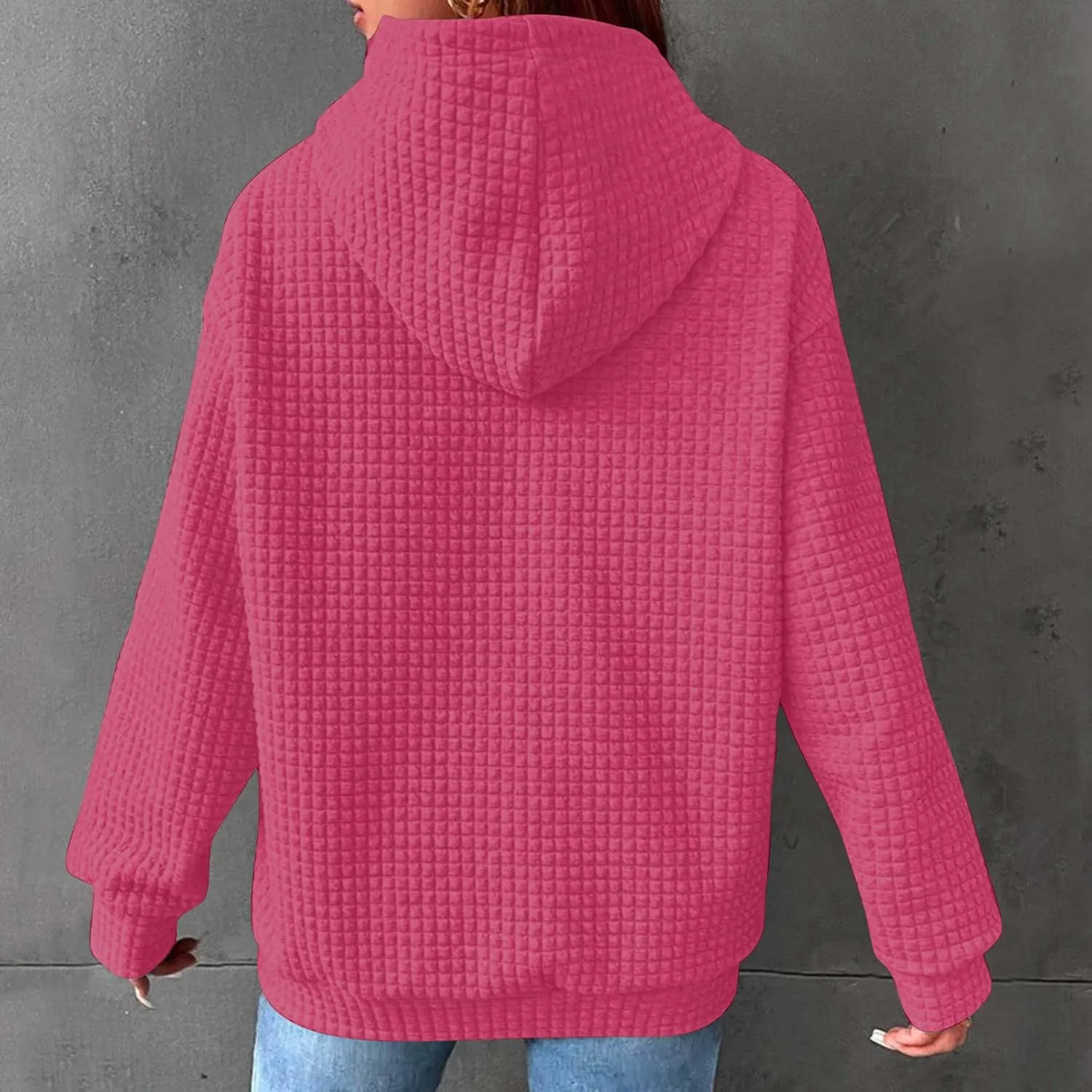 Hoodies for Women Trendy,Pullover Oversized Hooded Sweatshirts Y2k Long Sleeve Pullover Tops Fall Winter Clothes 2024