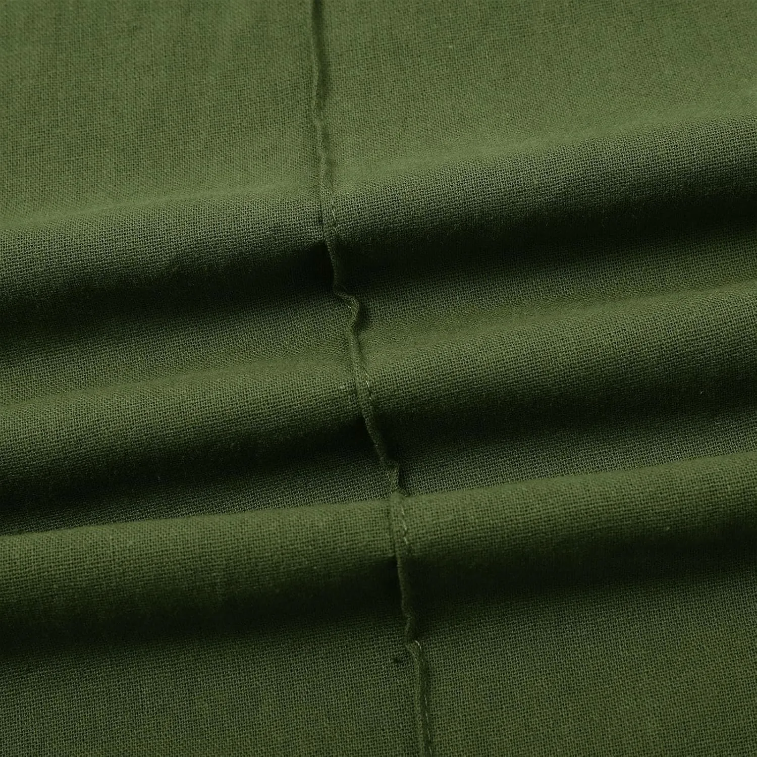 Linen Pants for Women Elastic High Waisted Straight Leg Trousers Pants Loose Casual Summer Dress Pants with Pockets