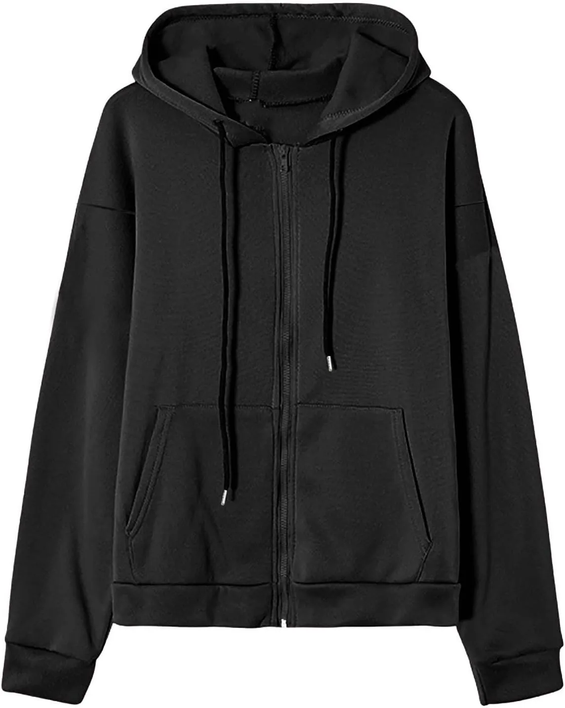 LRMQS Womens Fall Fashion 2024 Hoodies Zip up Long Sleeve Sweatshirt Jackets with Pocket Loose Casual Trendy Clothes Outfits