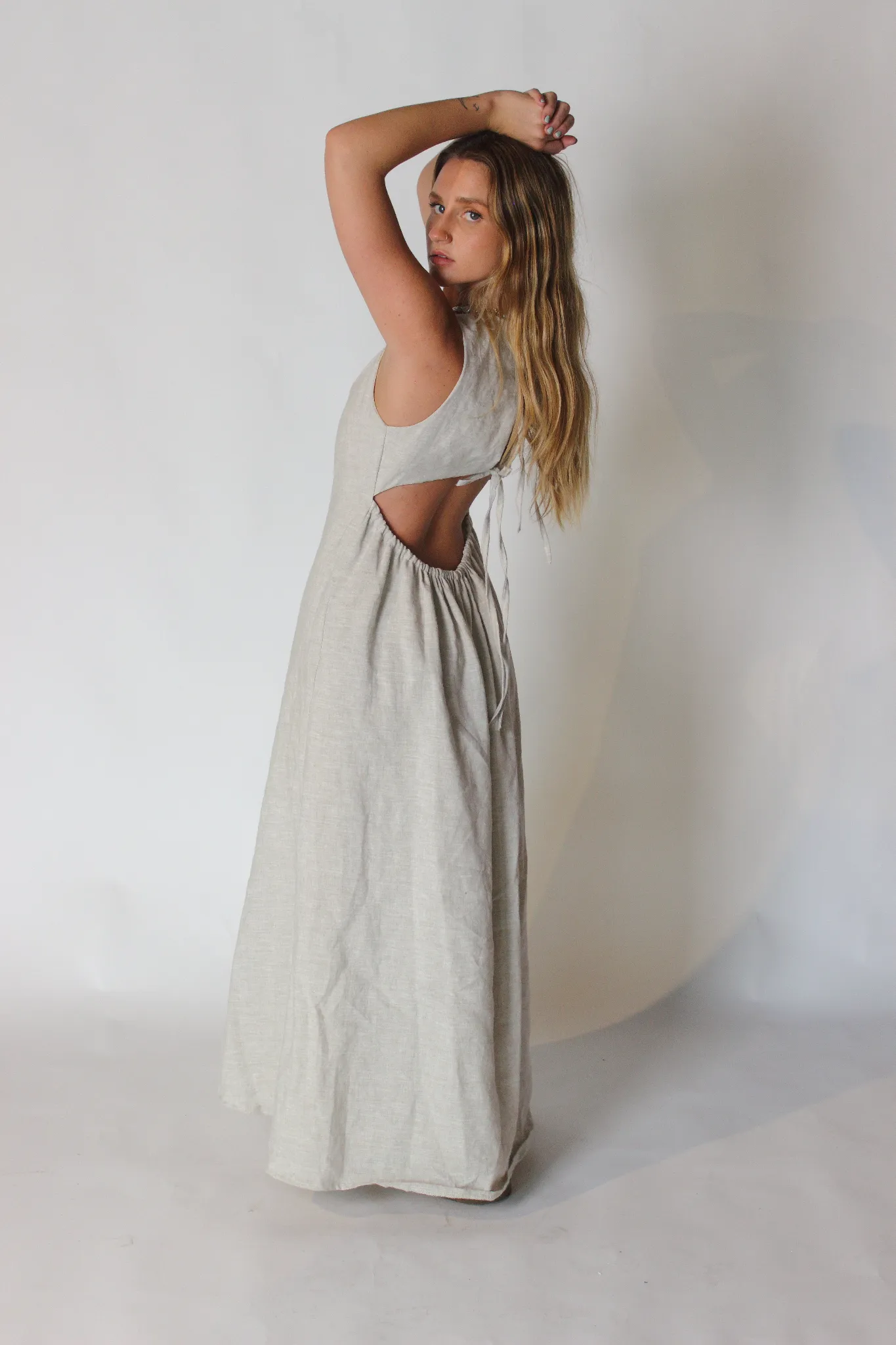 Margot Maxi Dress in Oat