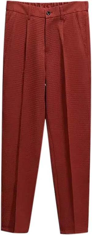Men's Business Dress Suit Pants,Expandable Waist Chino Work Suit Pants Classic Slim Fit Straight Leg Suit Trousers