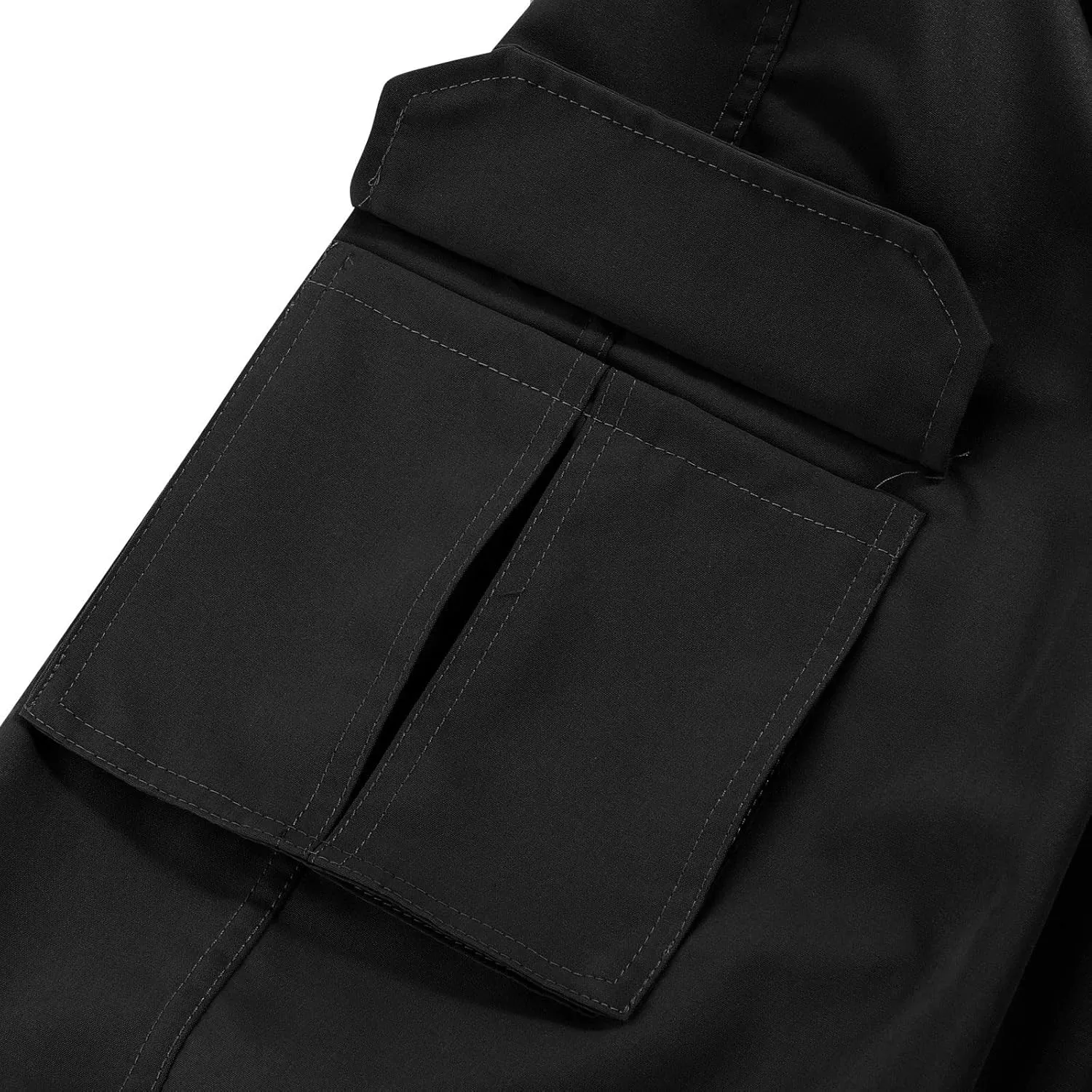 Mens Camo Pants Bell Bottom Pants for Men Fashion Loose Handsome Pocketjeans Pants Tooling Camouflage Pants M-4Xl