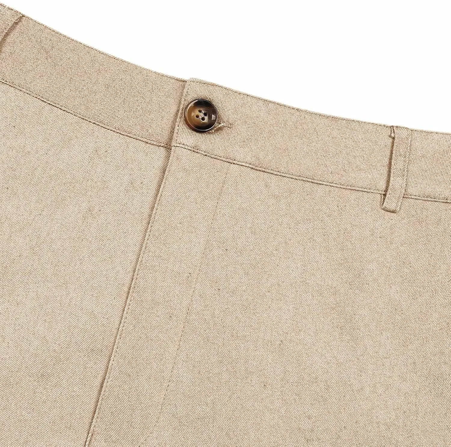 Mens Slim Fit Dress Pants Lightweight Casual Business Office Work Skinny Pants Comfy Flat-Front Stretch Golf Trousers