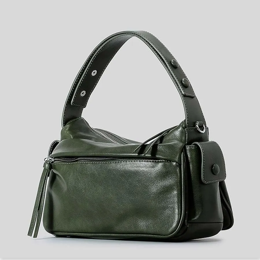 Molodo PU Leather Shoulder Bag for Women Casual Soft Satchel Bag Top Handle Bags Trendy Tote Handbag Purse Commuter Bag