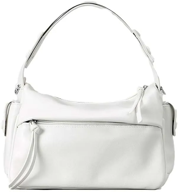 Molodo PU Leather Shoulder Bag for Women Casual Soft Satchel Bag Top Handle Bags Trendy Tote Handbag Purse Commuter Bag