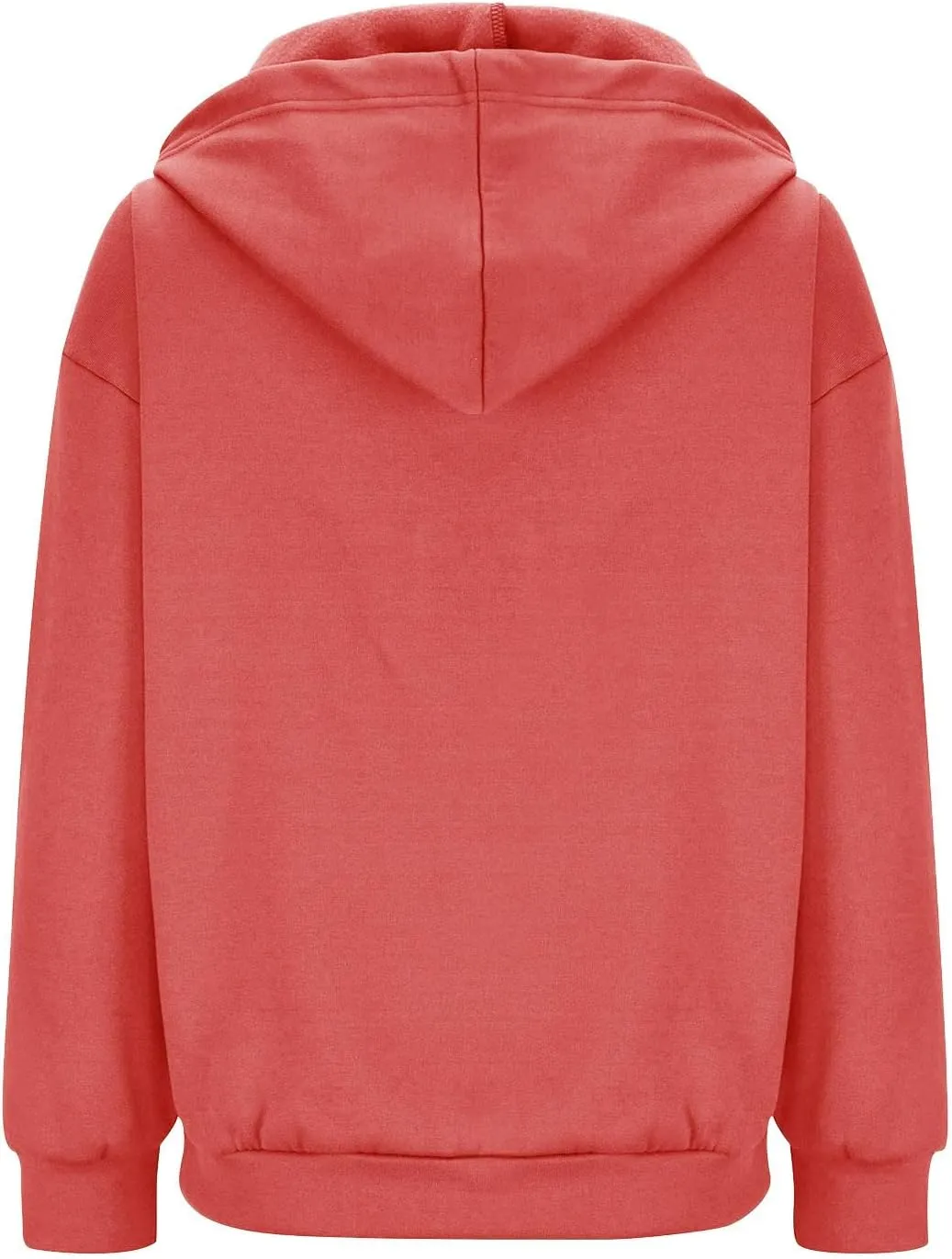 NaRHbrg Women's Full Zip Up Hoodie Long Sleeve Hooded Sweatshirts Thin Casual Hoodies Jackets Oversized Pullover with Pockets