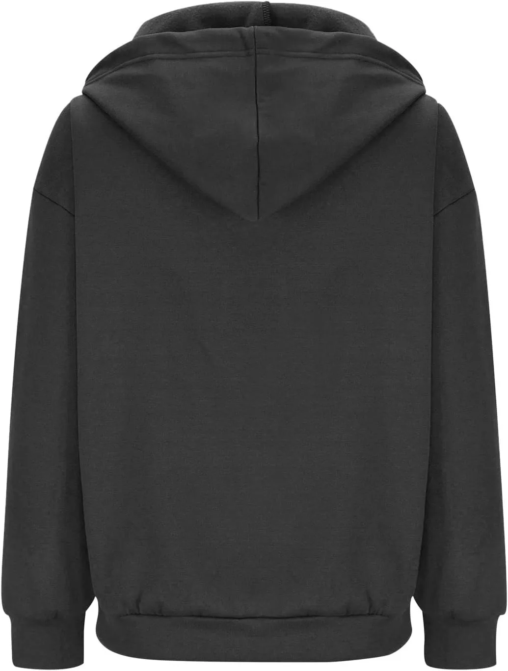 NaRHbrg Women's Full Zip Up Hoodie Long Sleeve Hooded Sweatshirts Thin Casual Hoodies Jackets Oversized Pullover with Pockets