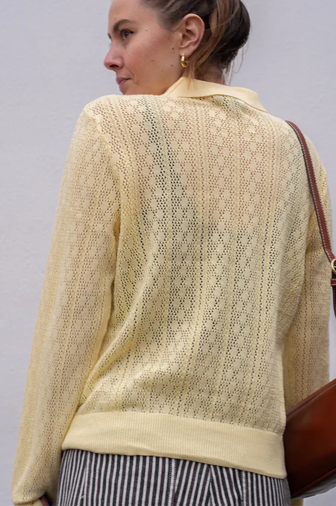 Numph Livas Golden Haze Long Sleeve Pullover