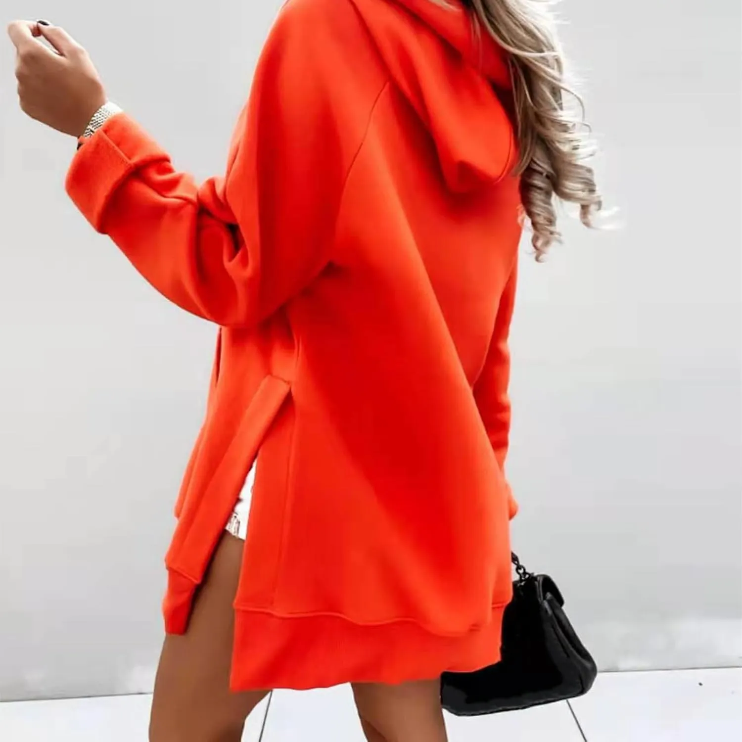 Oversized Hoodie Dress, Hoodie Dress for Women with Pockets, Hoodie Sweater Dress for Women