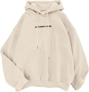 Oversized Hoodie Womens Casual Hoodies Pullover Tops Long Sleeve Sweatshirts Fall Clothes over Top