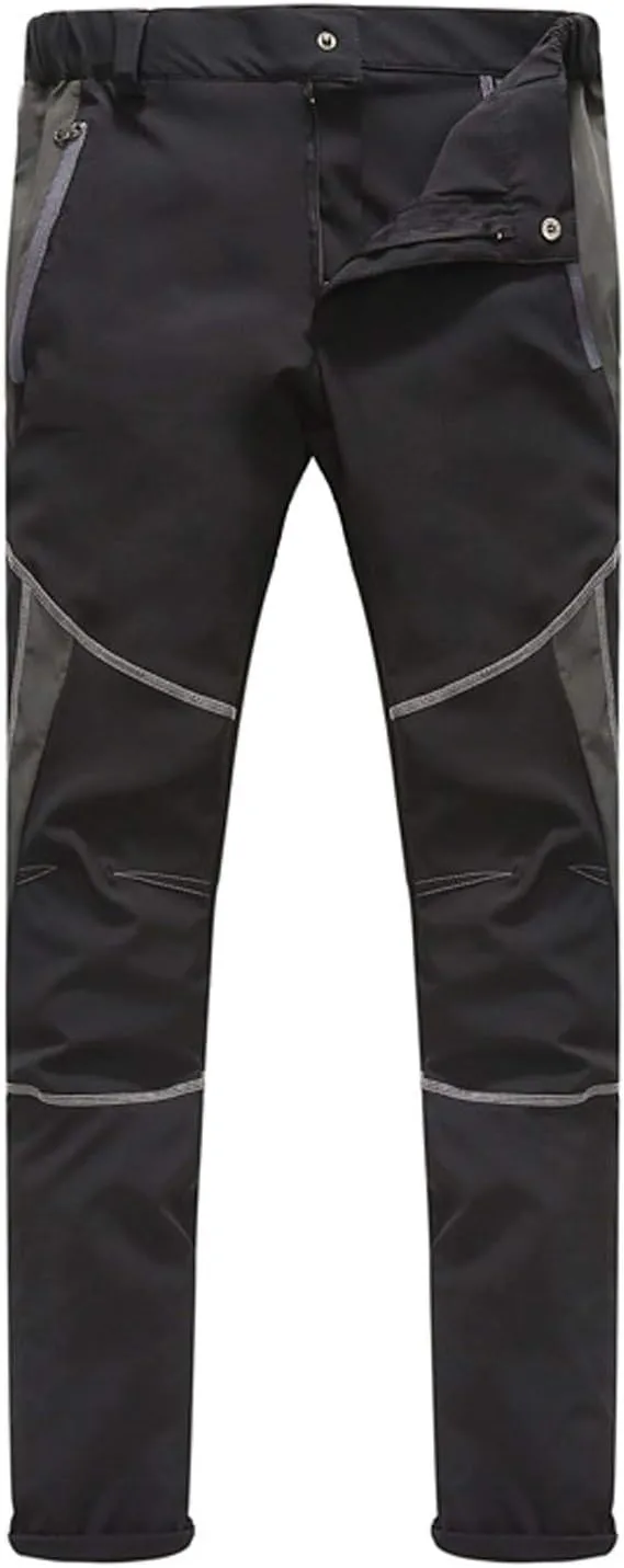Pants For Men Men's Waterproof Pants Splice Windproof Trousers Fashion Softshell Outdoor Hiking Trousers Cargo Pants
