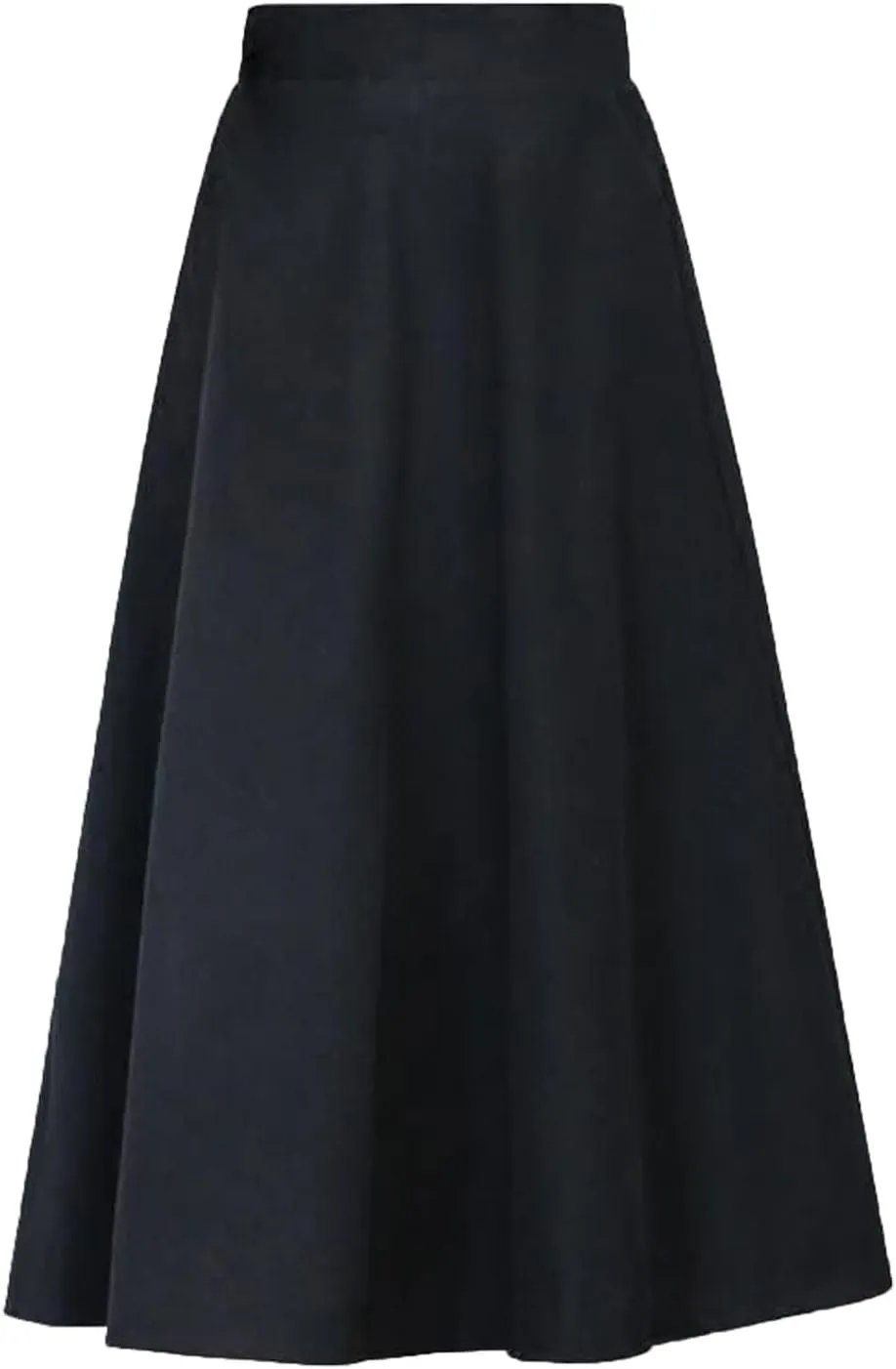Pleated Skirt Womens Winter Vintage High Elastic Waist A Line Pleated Wool Midi Skirt Lady Skirt Short Skirt Glitter