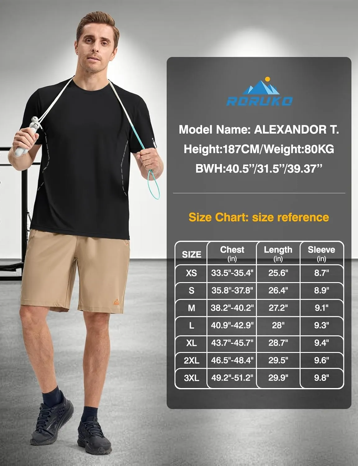 Rdruko Mens Athletic Shirts Dry Fit Short Sleeve Moisture Wicking Workout Shirts Breathable Cool Running Gym T-Shirt