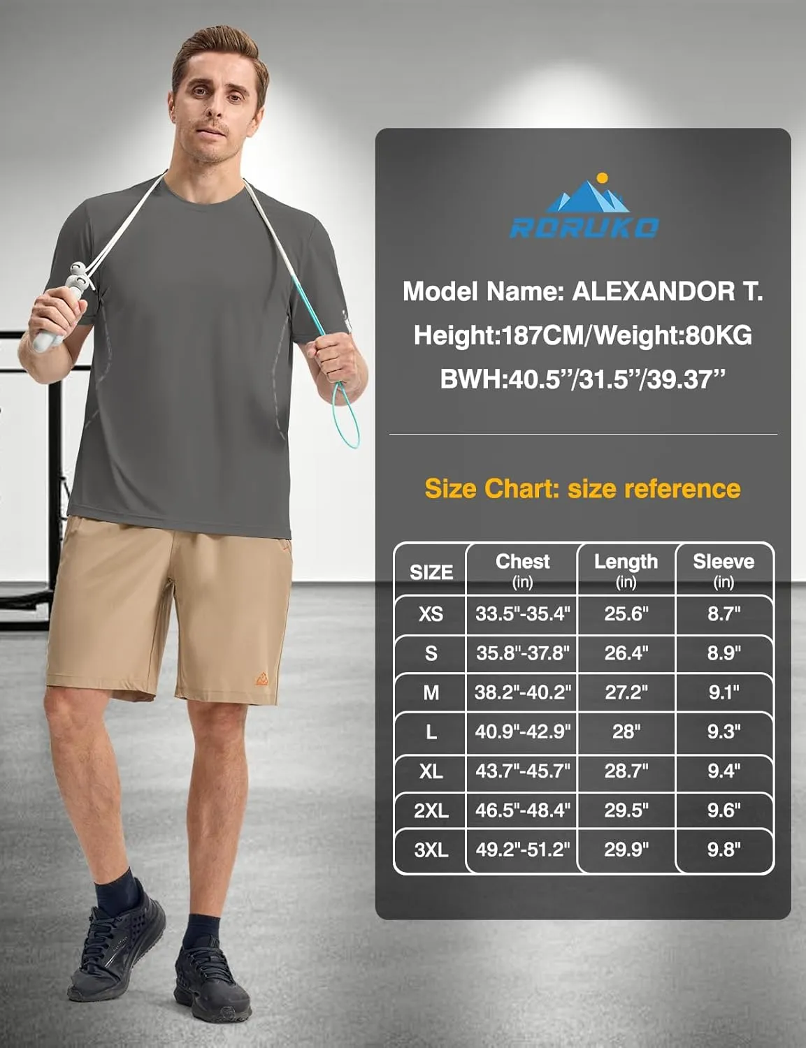 Rdruko Mens Athletic Shirts Dry Fit Short Sleeve Moisture Wicking Workout Shirts Breathable Cool Running Gym T-Shirt