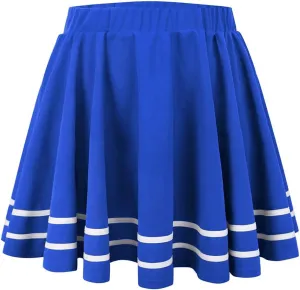 RITERA Plus Size Skirt for Women Elastic Mini Skirt A-Line with Side Hidden Zipper Casual Ladies Summer Skirt Stretchy XL-5XL