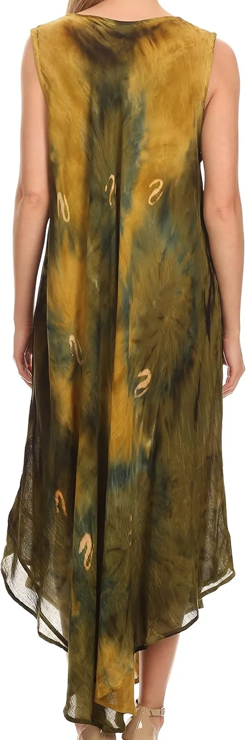 Sakkas Starlight Caftan Tank Dress/Cover Up