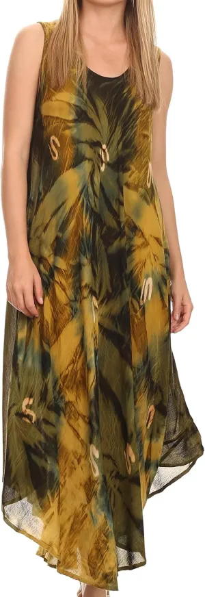 Sakkas Starlight Caftan Tank Dress/Cover Up