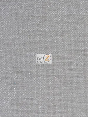 Sparkle Trend Chenille Upholstery Fabric / Oatmeal / Sold By The Yard