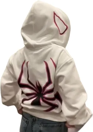Spider Hoodie Y2k Zip Up Hoodie Cute Graphic Streetwear Hoodies Jacket Full Zipper Emo Sweatshirt Grunge Clothes
